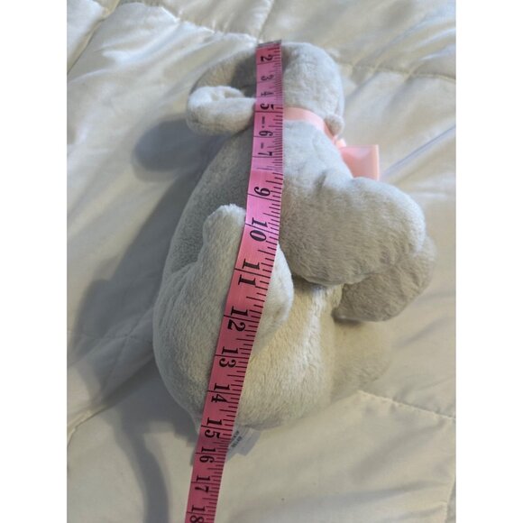 Baby Ganz Collection “Sweet Elephant”Stuffed Animal Soft Toy lovey Pink Ribbon - Picture 13 of 15